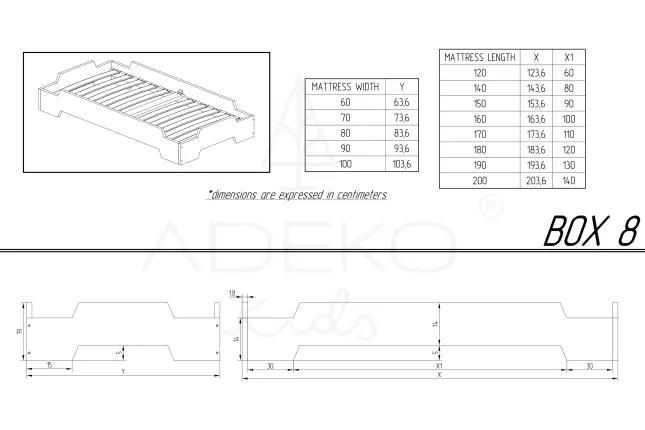 Letto singolo BOX 8