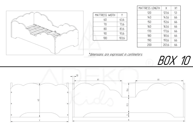 Letto singolo BOX 10