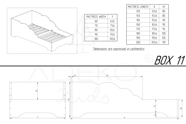 Letto singolo BOX 11