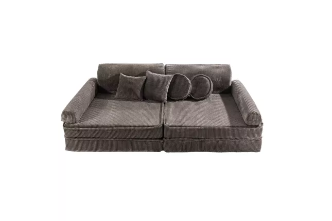 MeowBaby® Aesthetic Sztruksowa sofa dziecięca Premium